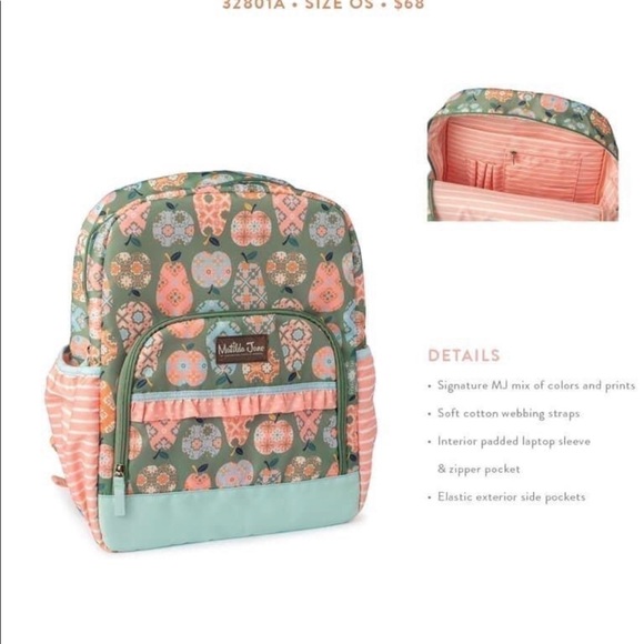 Matilda Jane NWT CECE backpack Lunchbox Pencil Case Set - Picture 2 of 4